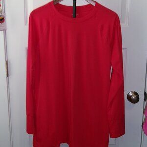 Tek Gear Long Sleeve Very Cool Tunic Side Slits Size L